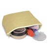 Jute Cosmetic Bags Back